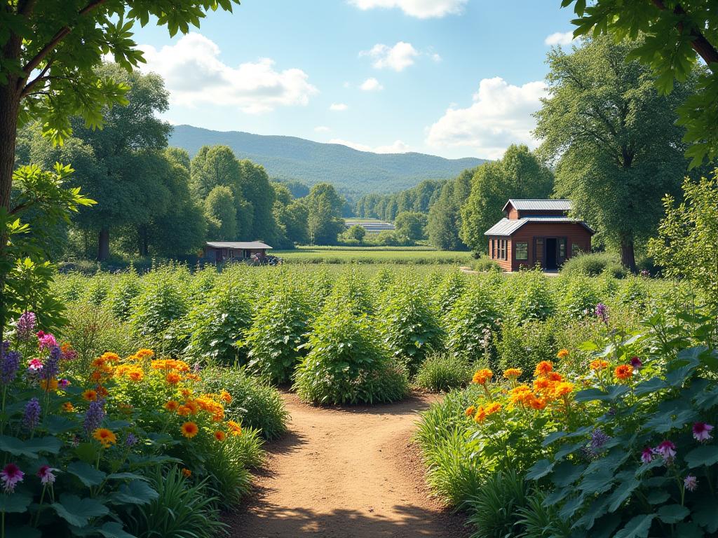 Beautiful botanical garden and organic farm agritourism experience