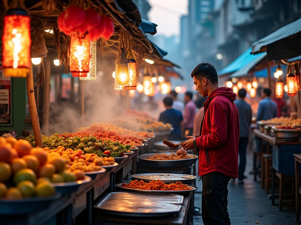 Guided street food market tour through vibrant Bangkok markets